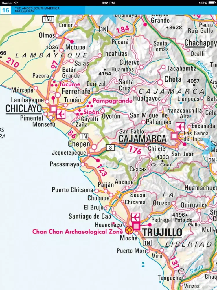 South America. The Andes iPad  스크린샷