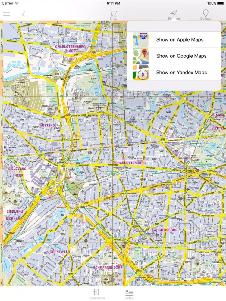 Berlin and Potsdam. Road and tourist map iPad  স্ক্রিনশট