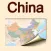China. Political map.