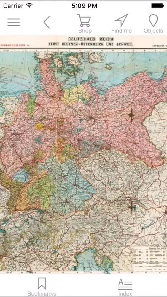 Screenshot di Germany 1903. Historical map.