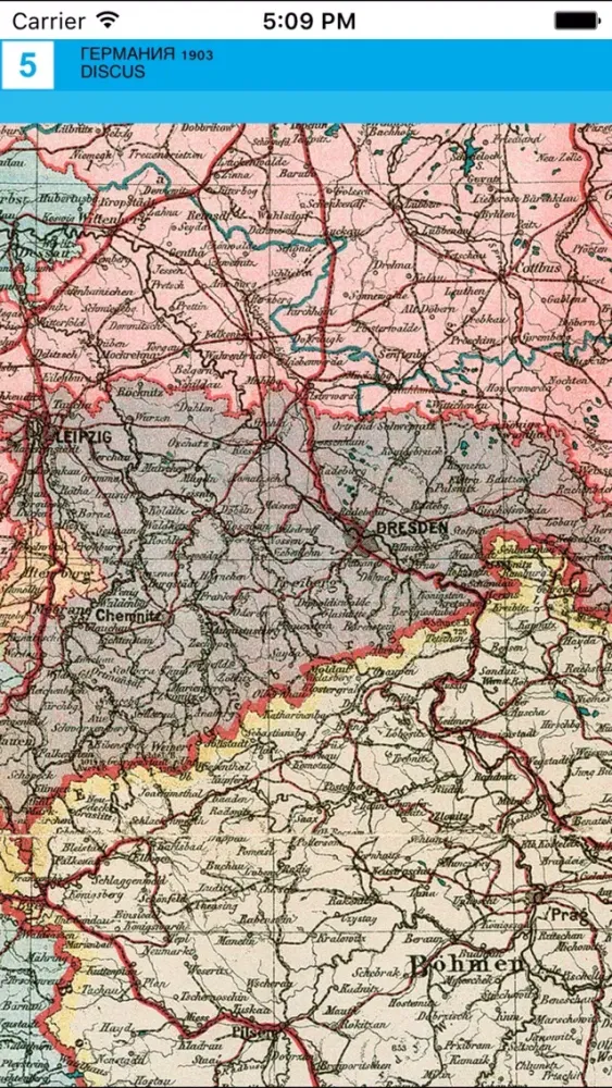 Screenshot di Germany 1903. Historical map.
