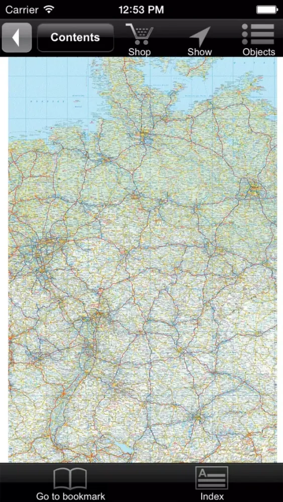 Germany. Road map Screenshots