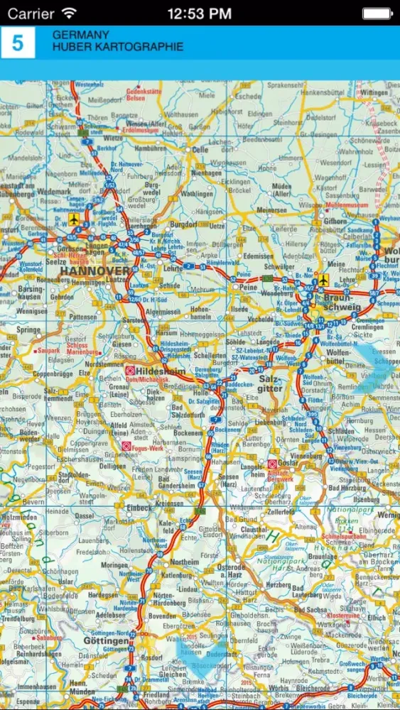 Germany. Road map Screenshots