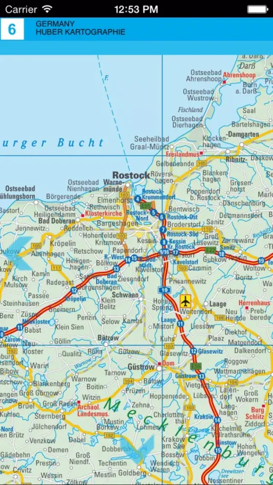 Germany. Road map Screenshots