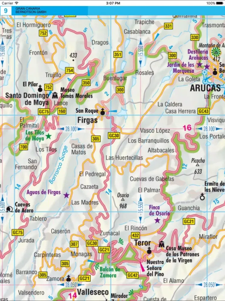 Gran Canaria. Road map. iPad 應用截圖