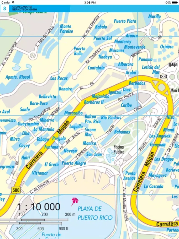 Gran Canaria. Road map. iPad 應用截圖