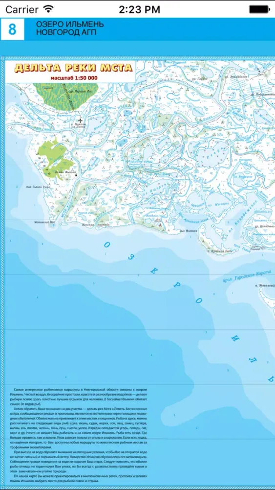 Lake Il'men. Topographic map應用截圖