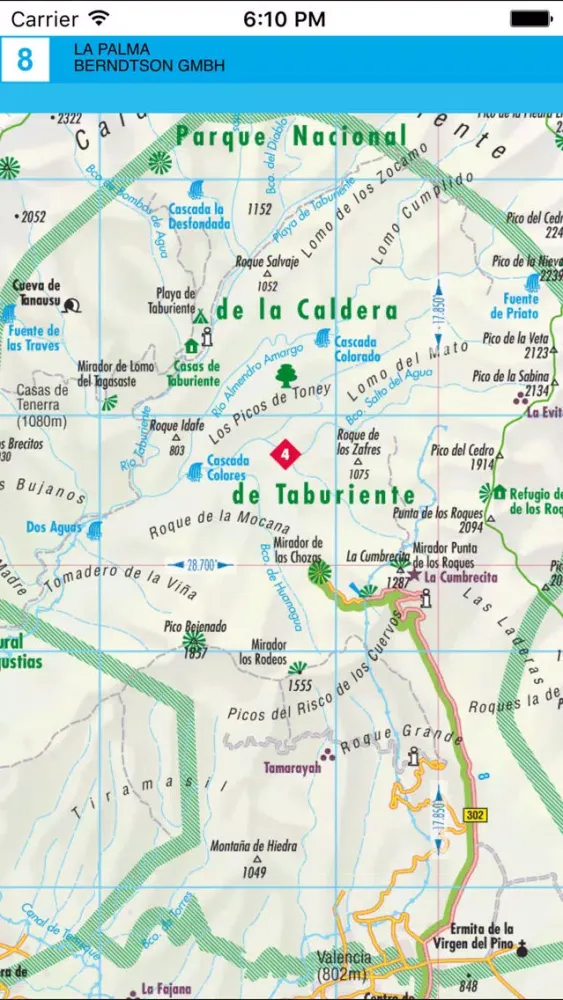 La Palma, El Hierro. Road map. Ekran Görüntüleri