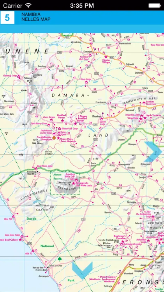 Capturas de pantalla de Namibia, Botswana