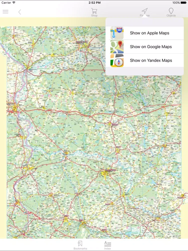 Poland,East Brandenburg,Lower Silesia iPad  Screenshots