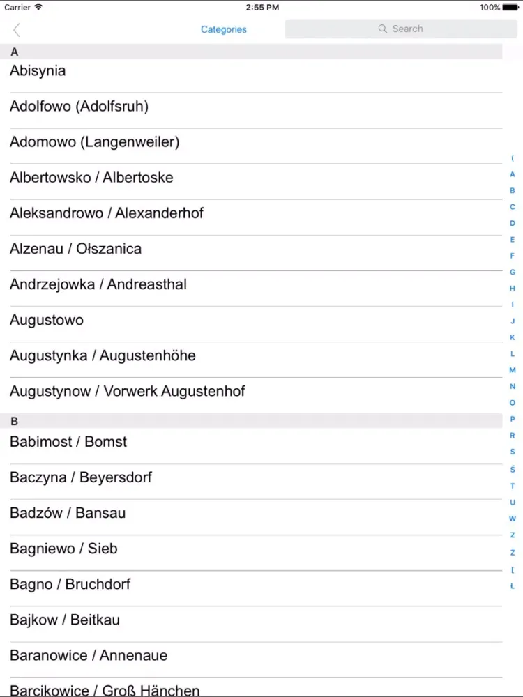 Poland,East Brandenburg,Lower Silesia iPad  Screenshots