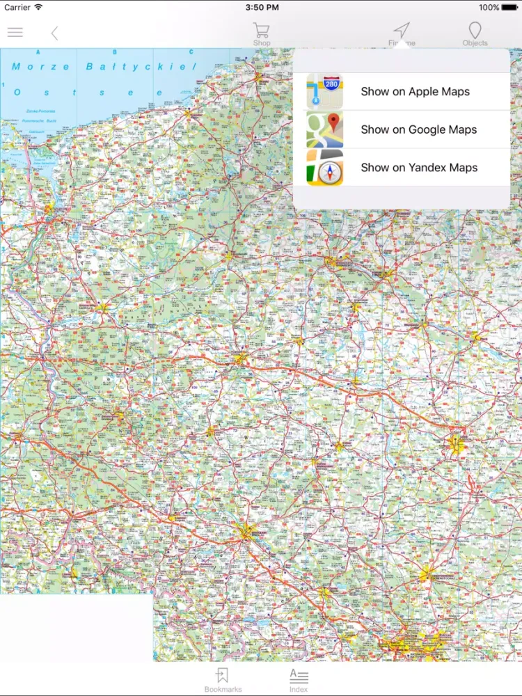 صور Poland. Detailed map iPad 