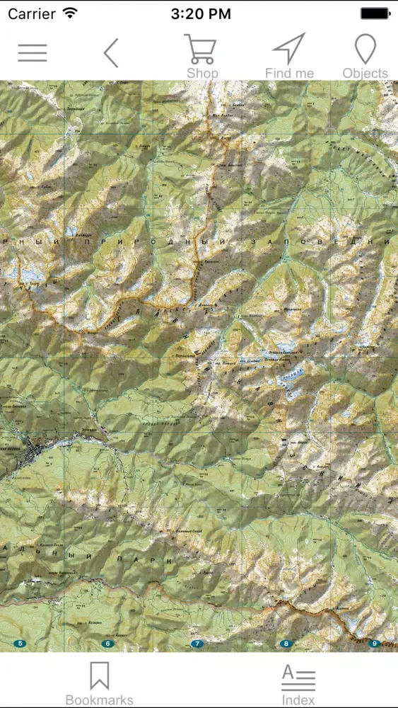 Krasnaya Polyana. Tourist map Screenshots