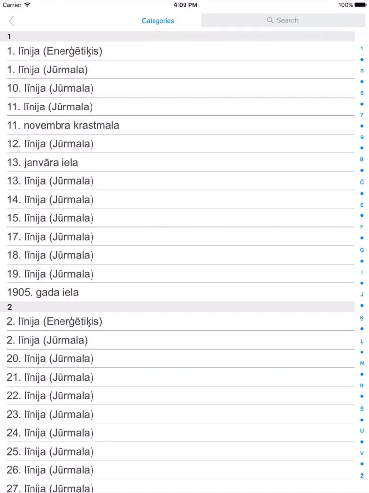 Ảnh chụp màn hình của Riga and Jurmala iPad 