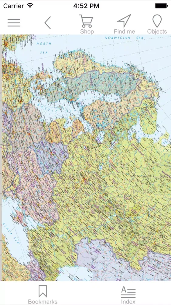 Capturas de pantalla de Russia and neighbouring countries. Road map