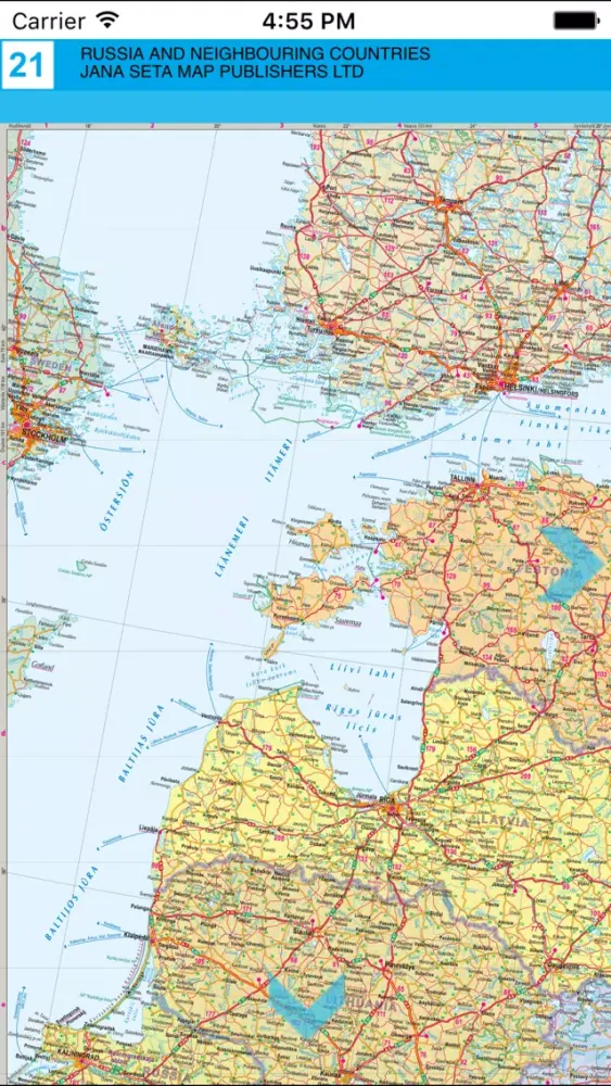 Capturas de pantalla de Russia and neighbouring countries. Road map