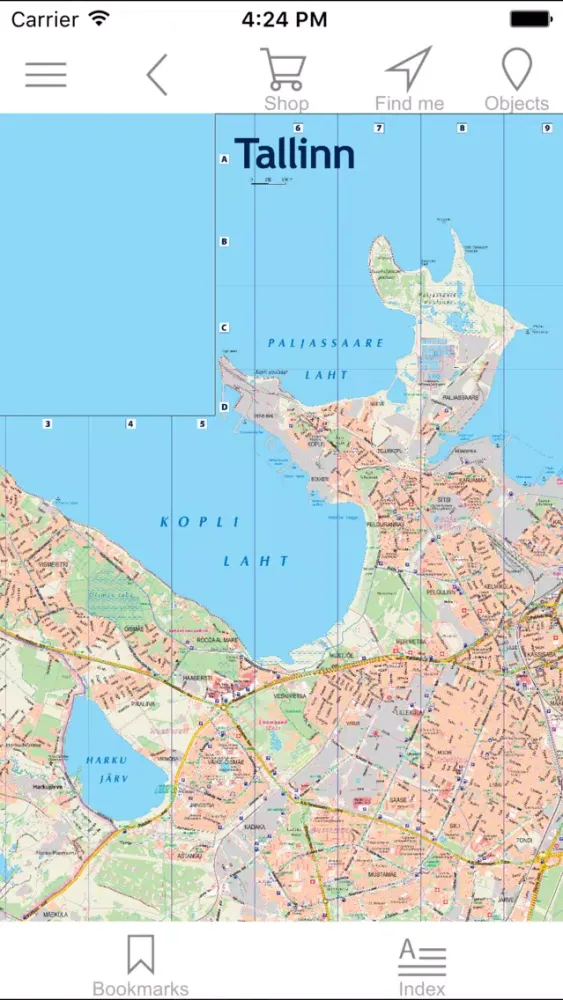 Tallinn. City plan. Screenshots