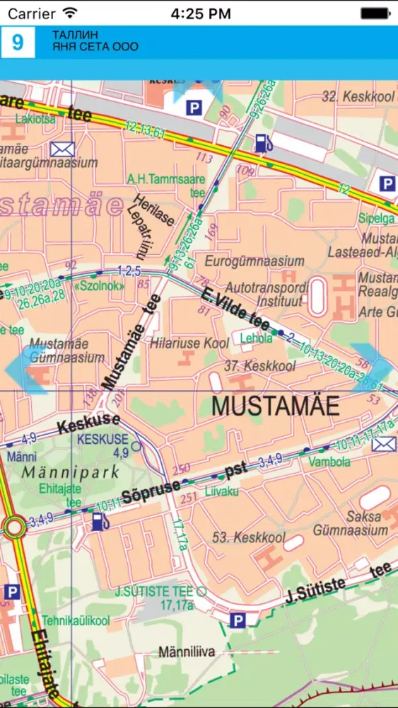 Tallinn. City plan. Screenshots