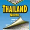 Thailand North. Road map.
