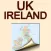 United Kingdom and Ireland. Political map.