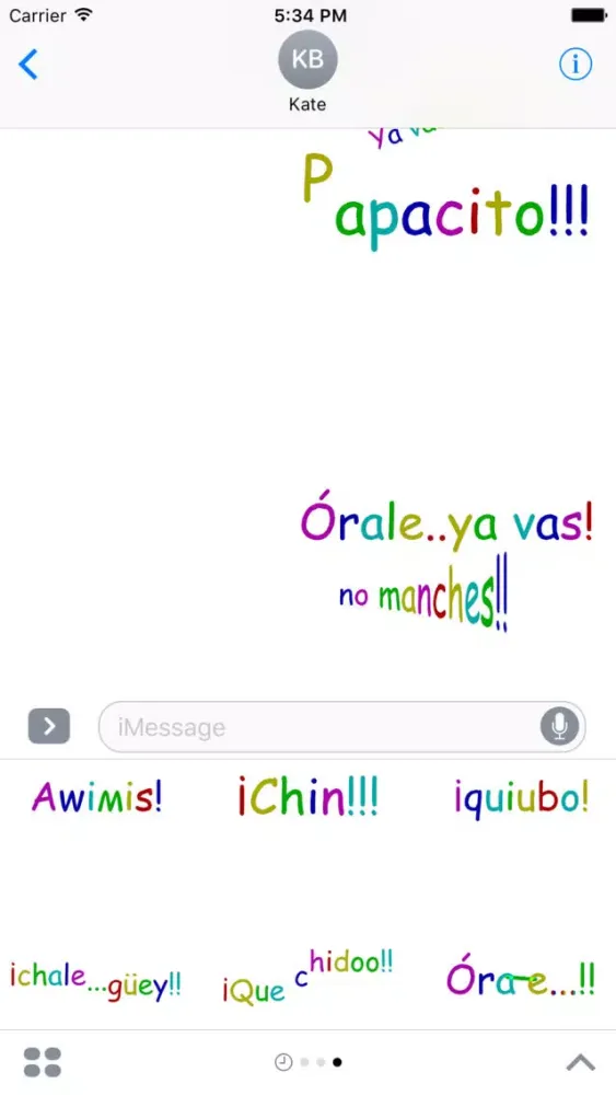 Tangkapan layar Óralee Stickers