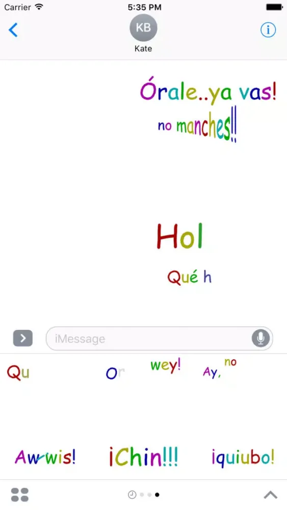 Tangkapan layar Óralee Stickers