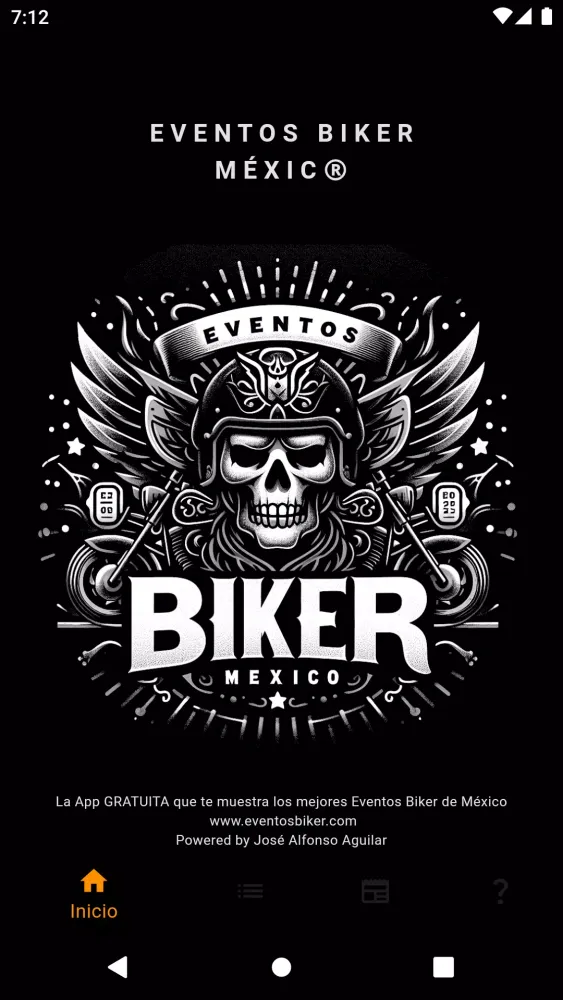 Screenshot di Eventos Biker Mexico
