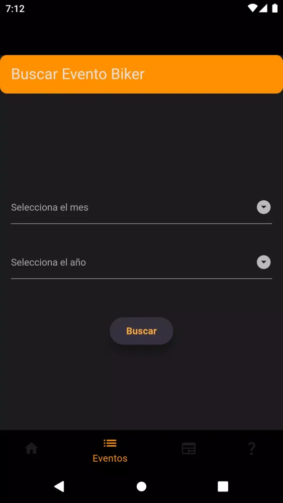 Screenshot di Eventos Biker Mexico