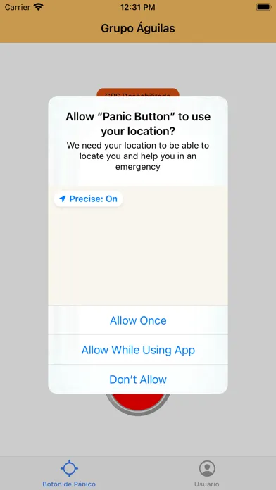 Panic Button AG স্ক্রিনশট