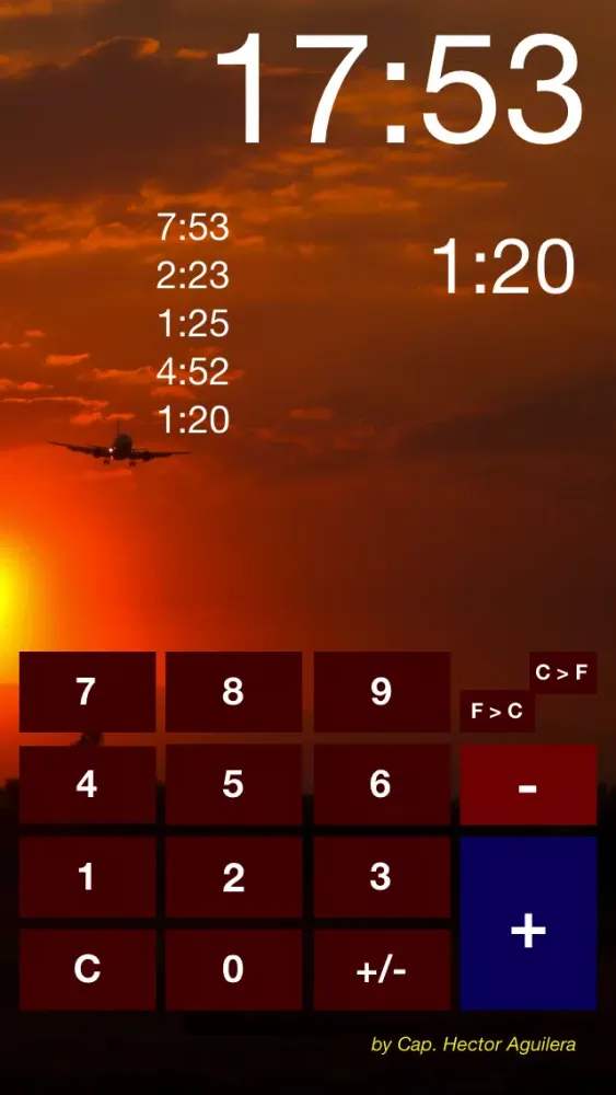 Aviation Time Adder for iPhone應用截圖