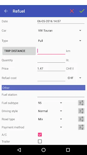 My Cars (Fuel logger++) স্ক্রিনশট