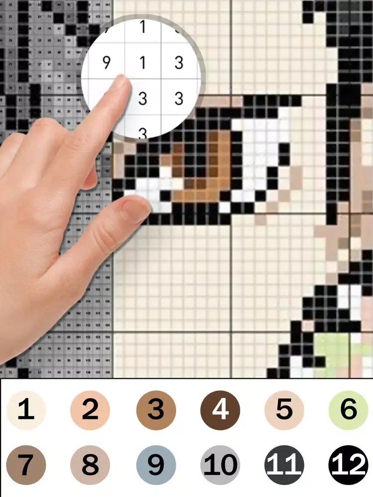 تصاویر ANIME Color by Number Book iPad 
