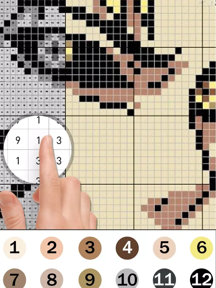 تصاویر ANIME Color by Number Book iPad 