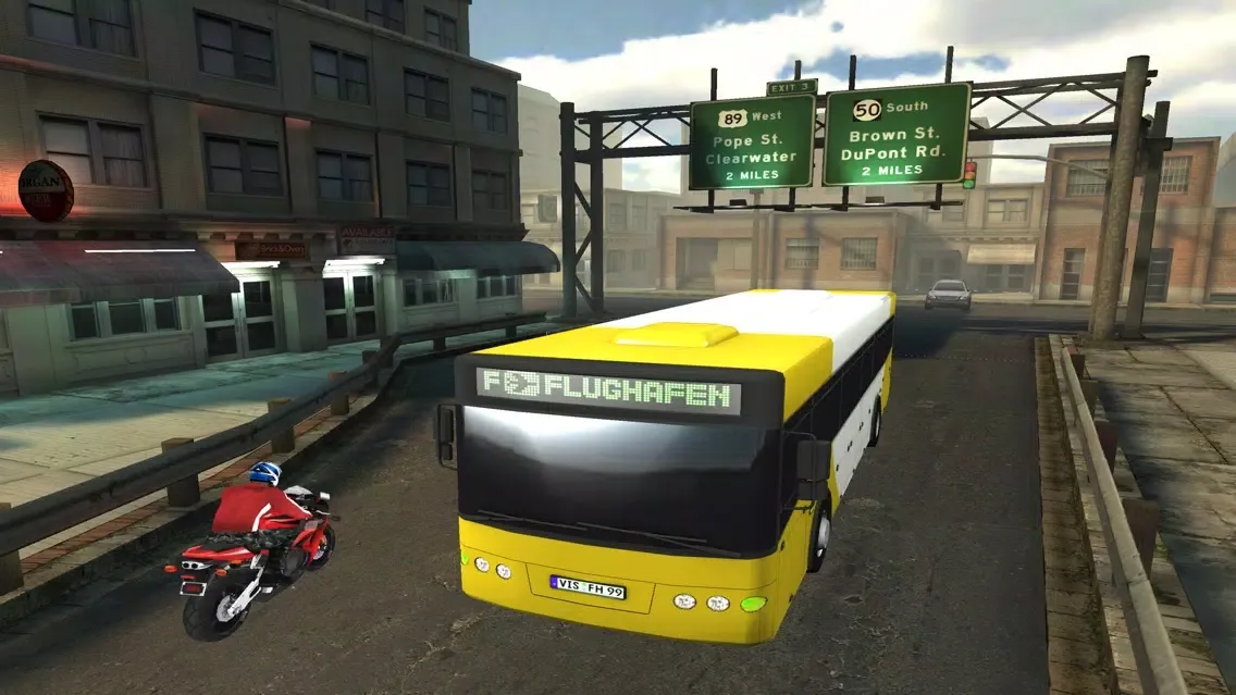 City Bus Traffic Racing - eXtreme Realistic 3D Bus Driver Simulator Game PRO স্ক্রিনশট