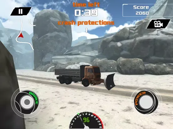 Screenshot di 3D Snow Plow Racing- Extreme Off-Road Winter Race Simulator Free Version iPad 