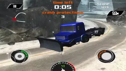 Screenshot di 3D Snow Plow Racing- Extreme Off-Road Winter Race Simulator Free Version