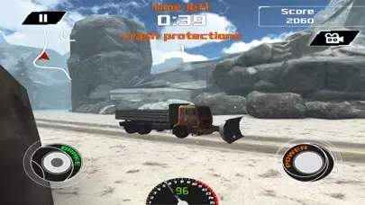 Screenshot di 3D Snow Plow Racing- Extreme Off-Road Winter Race Simulator Free Version