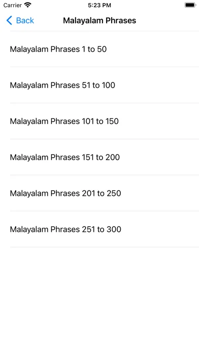 Скриншоты Learn Malayalam Language