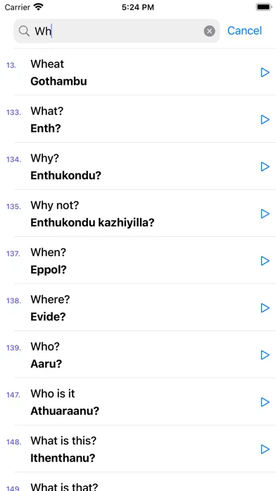 Скриншоты Learn Malayalam Language