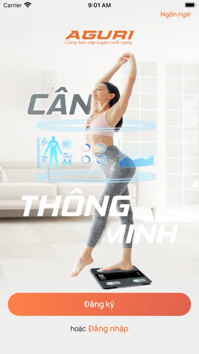 Tangkapan skrin Aguri Fitness