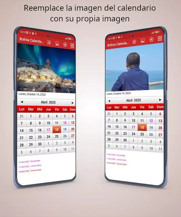 Bolivia Calendario 2025 Screenshots