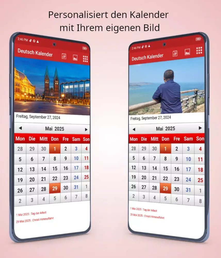 Ảnh chụp màn hình của Deutsch Kalender 2025