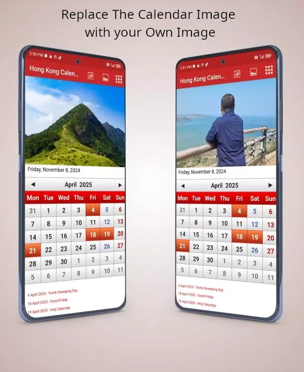 Hong Kong Calendar Screenshots