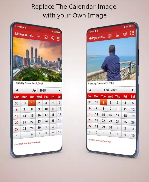 Malaysia Calendar 2025 Screenshots