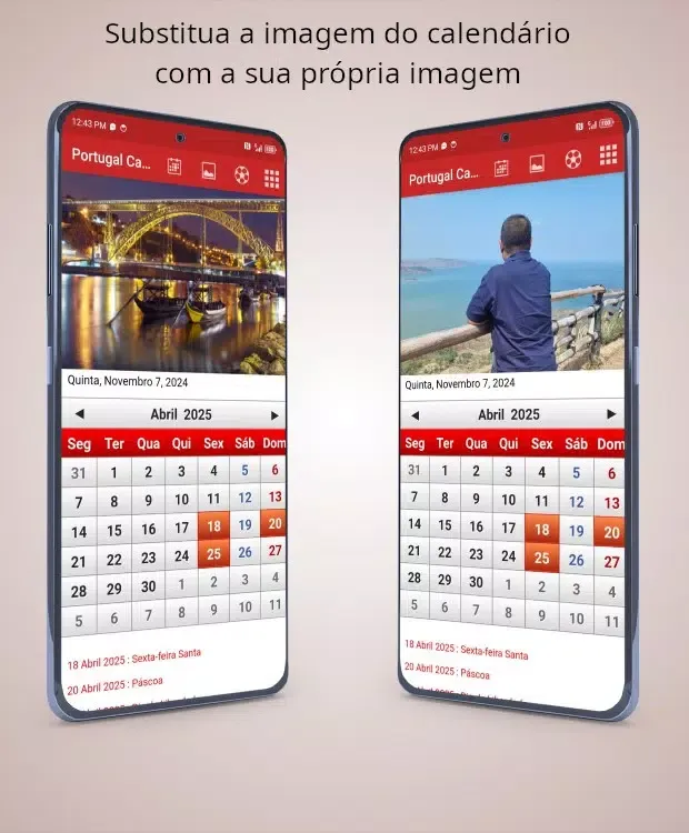 صور Portugal Calendário 2025