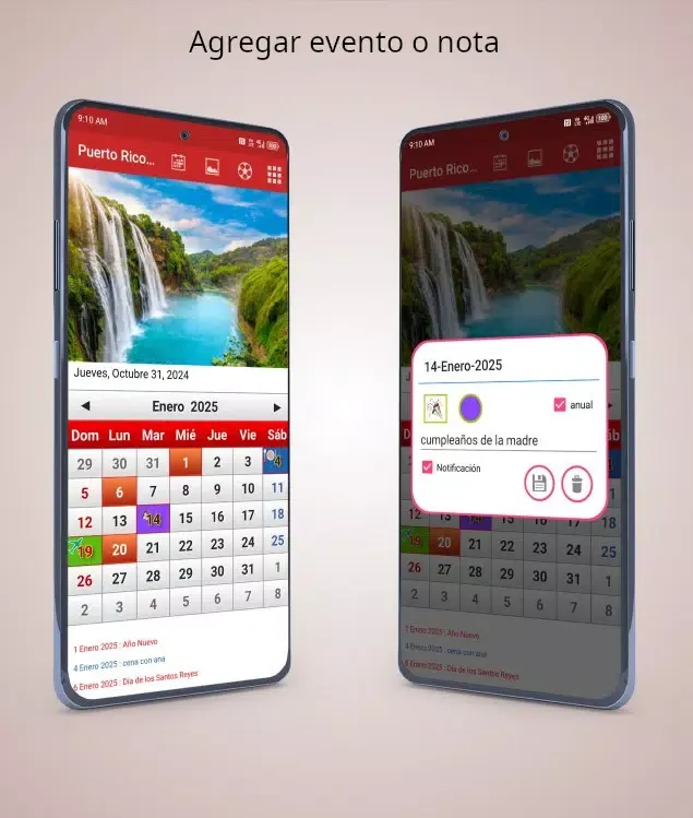 Puerto Rico Calendario 2025 Screenshots