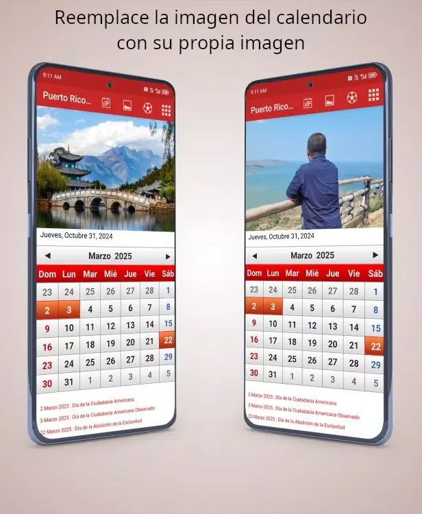Puerto Rico Calendario 2025 Screenshots