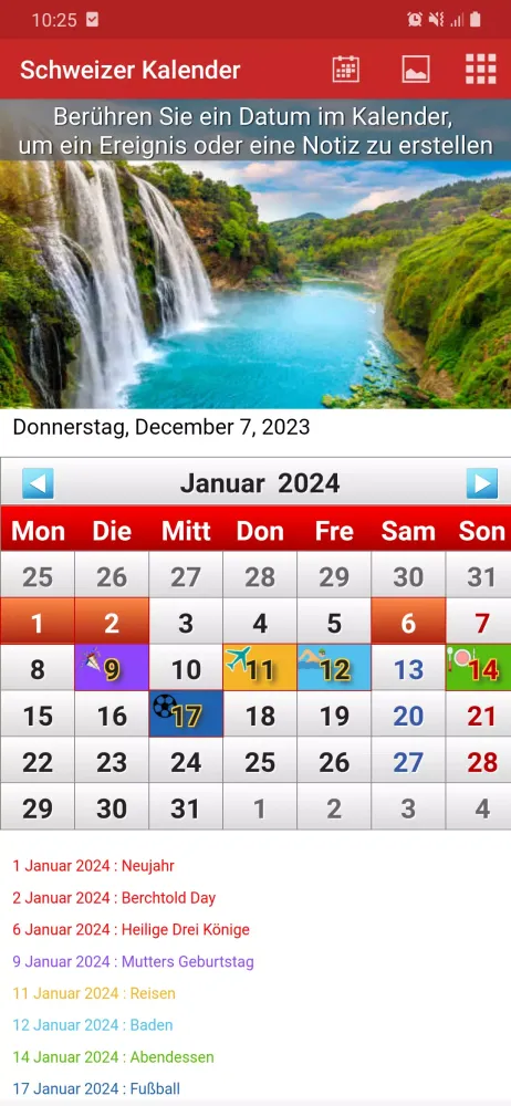 Switzerland Calendar 2023 স্ক্রিনশট