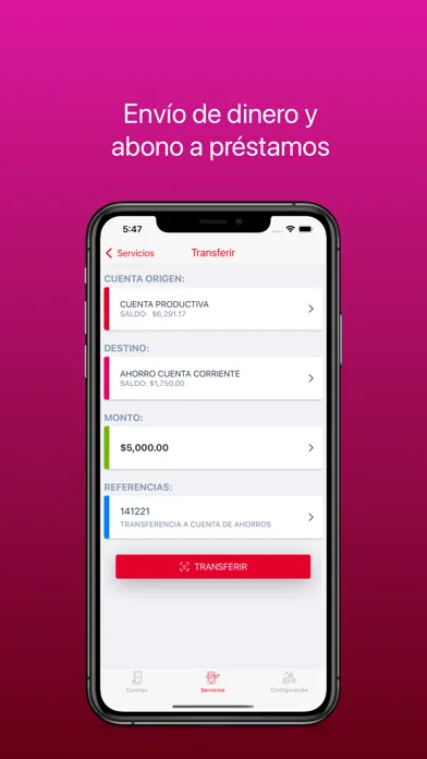 Tangkapan layar Caja Iturbide