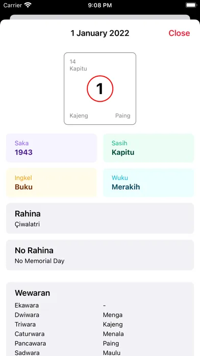 Kalender Bali應用截圖